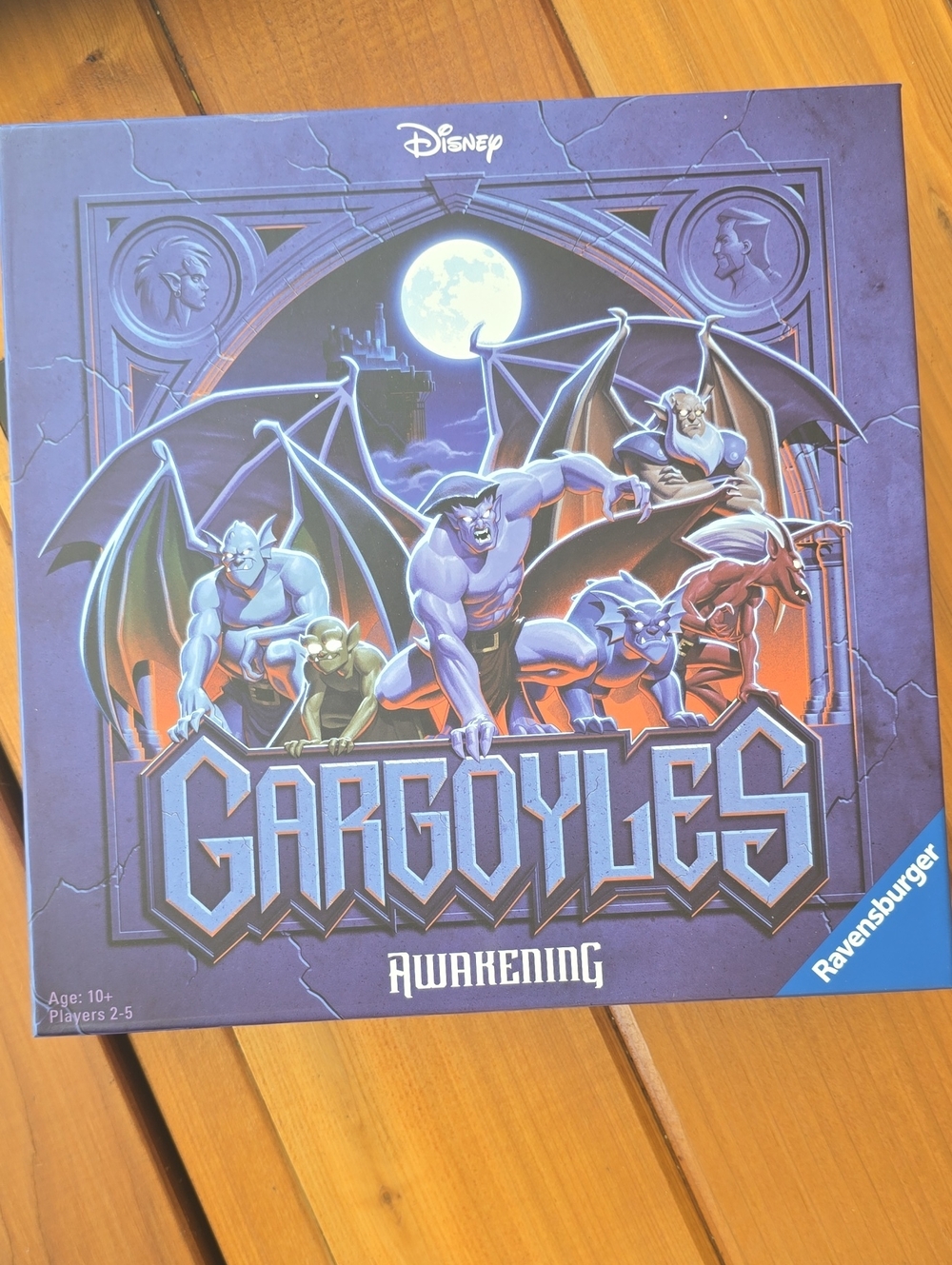 Ravensburger Gargoyles Awakening Board Game - Purple & Blue Artwork